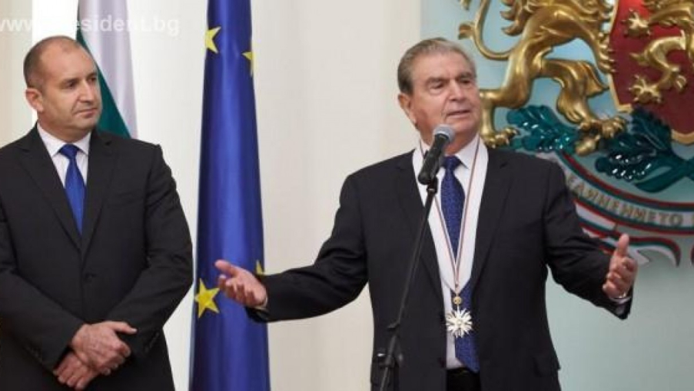 Президентът награди проф. Михаил Бар-Зоар с орден "Стара планина"