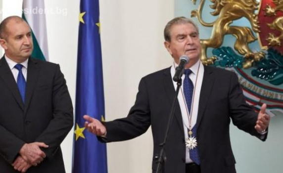 Президентът награди проф. Михаил Бар-Зоар с орден "Стара планина"