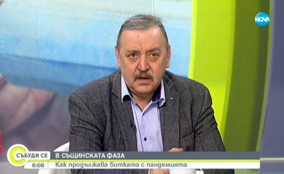 Проф. Кантарджиев: Пикът на коронавируса ще бъде по Великден 