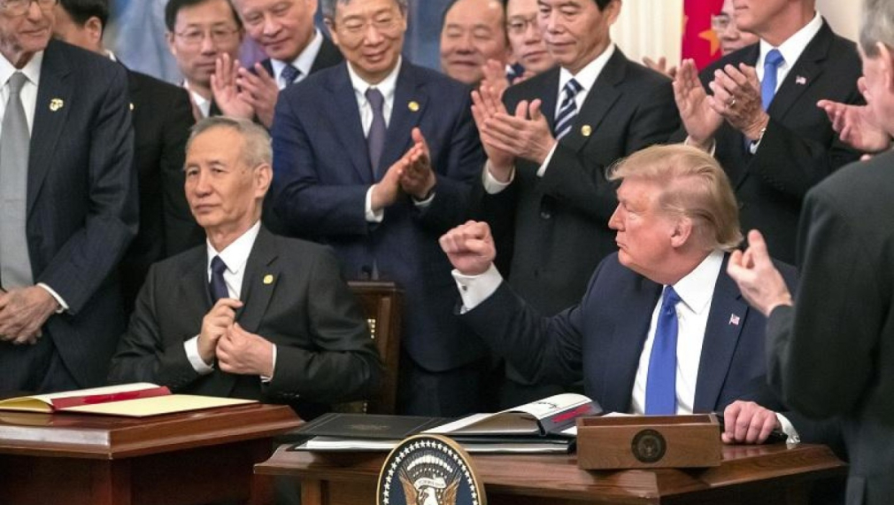 САЩ и Китай подписаха първата част от търговското споразумение