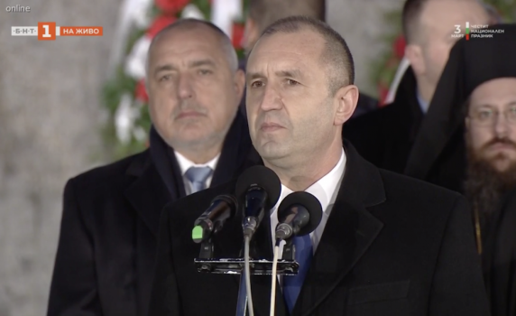 Румен Радев: Свободата идва на щиковете на армията на цар Освободител Александър Втори