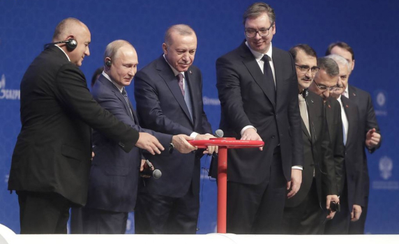 Путин и Ердоган откриха "Турски поток"