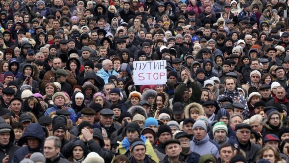 Киев се мобилизира срещу действията на Москва Киев се мобилизира срещу действията на Москва
