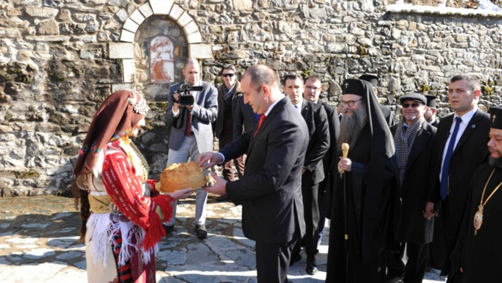Румен Радев посети Бигорския манастир в Македония