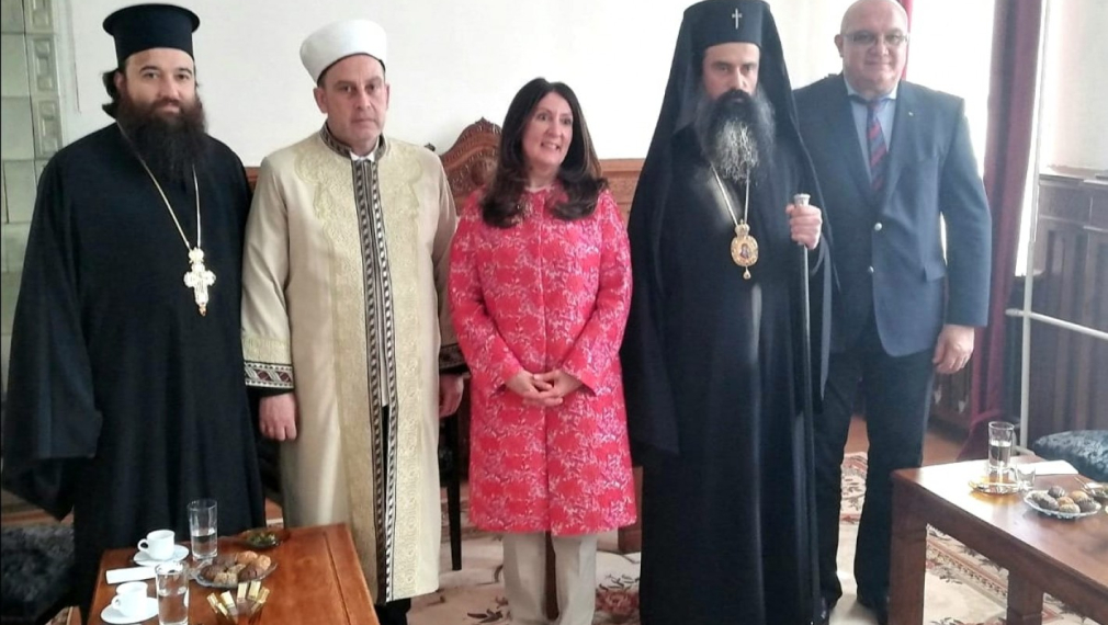 Посланик Мустафа се срещна с Видинския митрополит Даниил и районния мюфтия Неджати Али