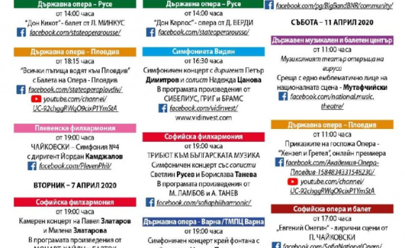 Заедно в кризата - класическата музика в България онлайн