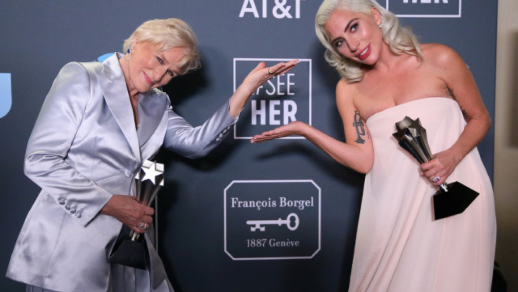 Лейди Гага и Глен Клоуз си разделиха наградата на критиката за най-добра актриса