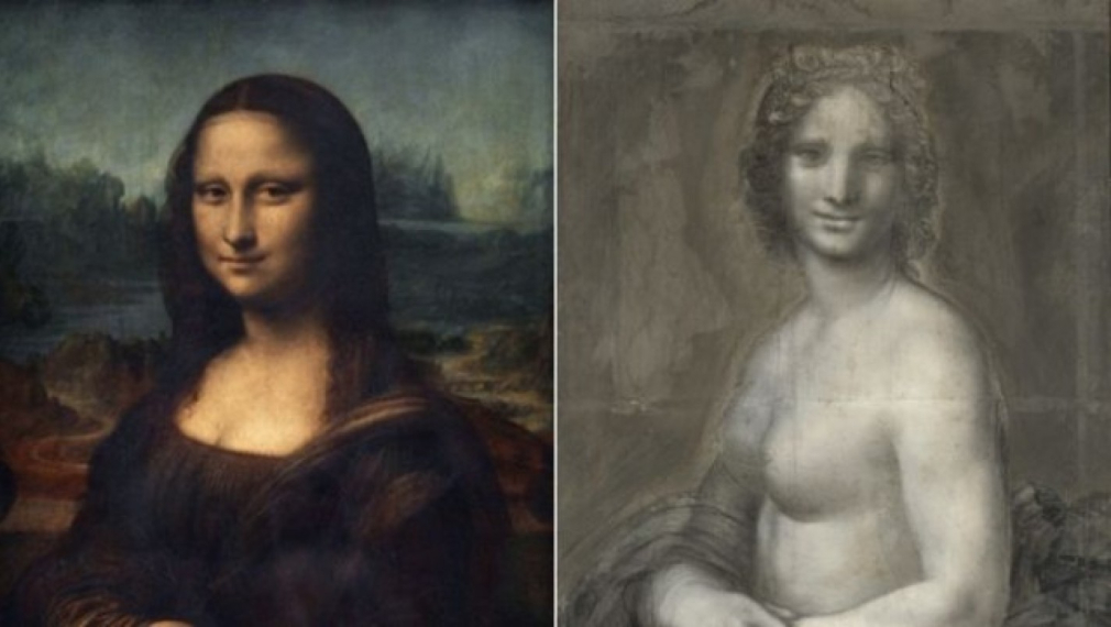 Откриха предполагаема скица на голата Мона Лиза