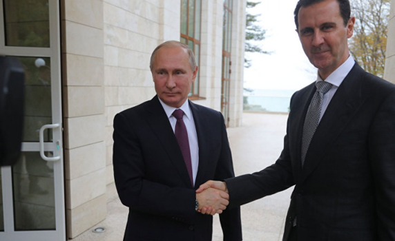 Путин се срещна с Асад в Дамаск