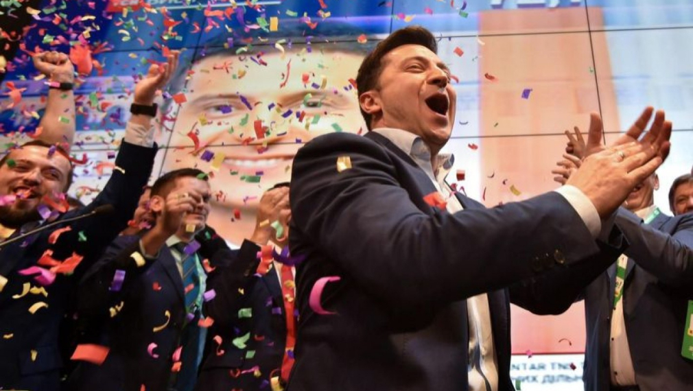 Съкрушителна победа на Зеленски на изборите в Украйна 