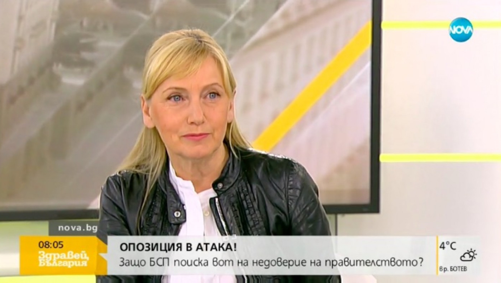 Елена Йончева: Вотът на недоверие е за липсата на сигурност
