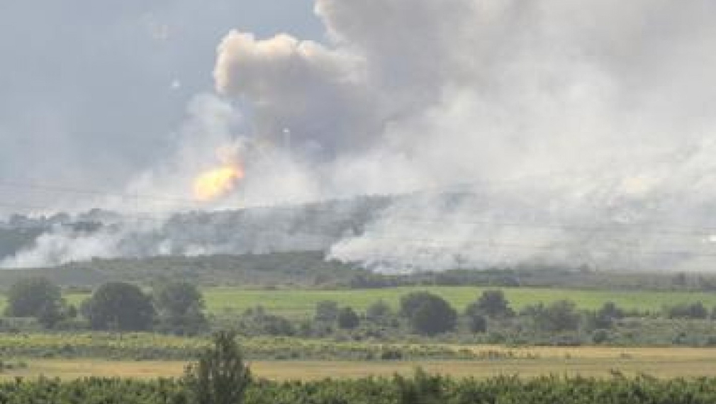 Криминалисти влязоха в района на взривените складове