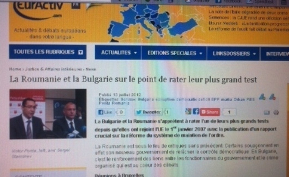EurActiv: Аферата &quot;Тодорова&quot; и скандалът „Мишо Бирата”  могат да провалят България