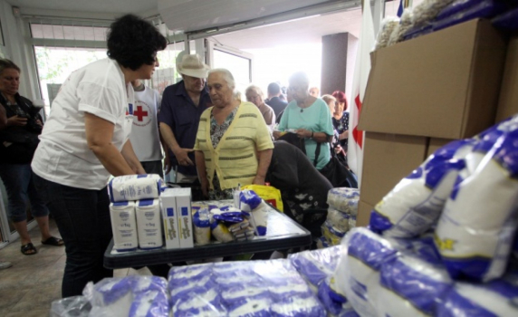 Започва раздаването на хранителни продукти от ЕС