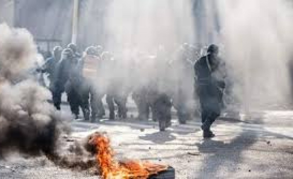 Обстановката в Сараево е като след война