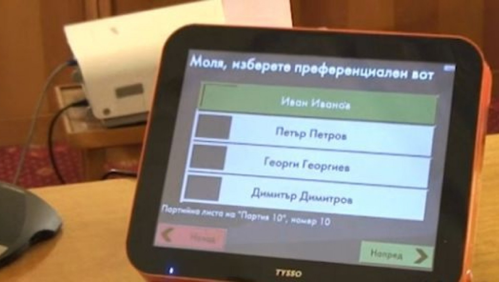 Машинното гласуване експериментално, влиза в сила през 2015 година 