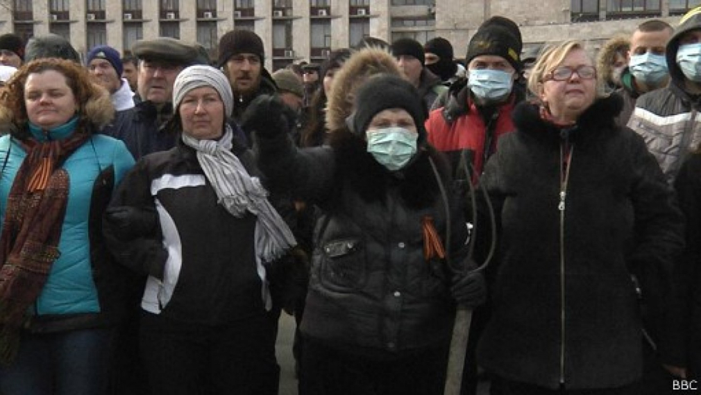 Изгониха окупаторите от Донецк, задържани са 70 души