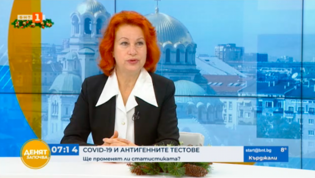 Проф. Христова: Антигенните тестове вече дават над 90% точен резултат