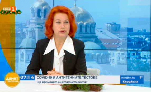 Проф. Христова: Антигенните тестове вече дават над 90% точен резултат