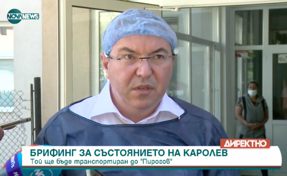 Проф. Ангелов: Има сериозен риск за живота на Каролев