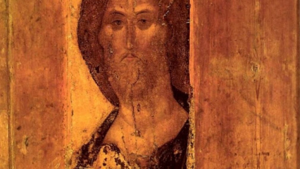 Иисус Пантократор, Андрей Рубльов Характерната особеност на празника Петдесетница е свързването