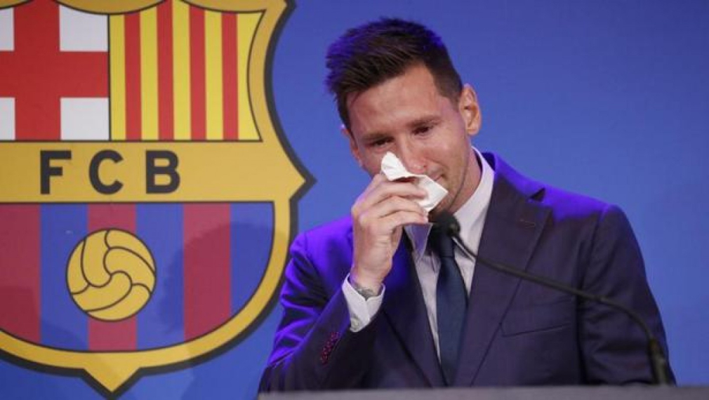 Меси се разплака при сбогуването си с "Барселона"