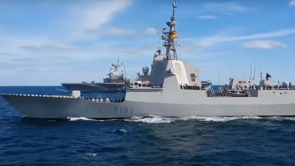 Елитна испанска фрегата отплава за мисия на НАТО в Черно море