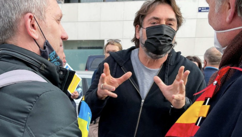 Хавиер Бардем на протест срещу руското нахлуване в Украйна