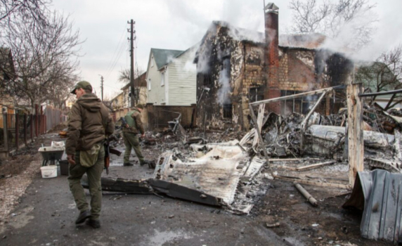 Втори ден сражения в Украйна, боеве в покрайнините на Киев