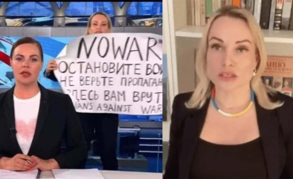 Заведоха административно дело срещу Овсянникова, призовала за мир в руски ефир