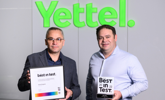 Мрежата на Yettel спечели пети пореден сертификат Best in Test