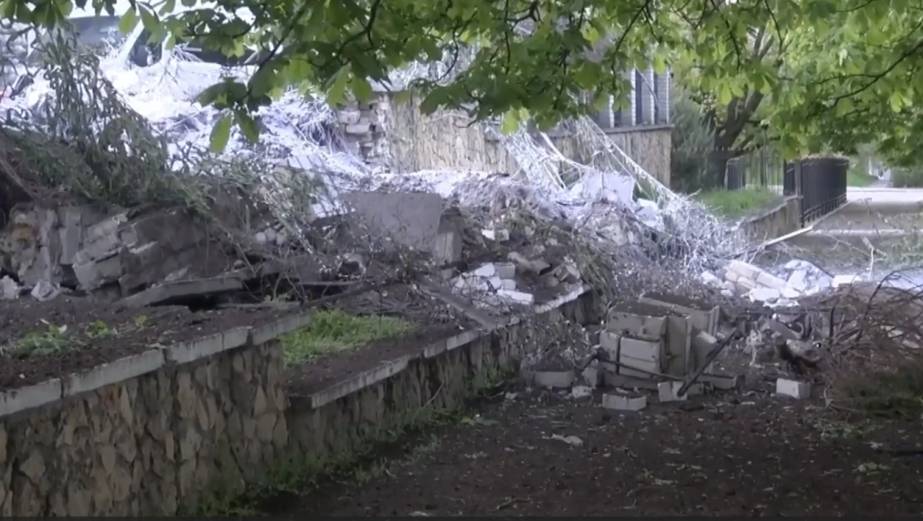Министерството на отбраната на Русия публикува видео с последиците от удара на "Точка-У" в центъра на Херсон