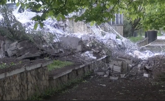 Министерството на отбраната на Русия публикува видео с последиците от удара на "Точка-У" в центъра на Херсон