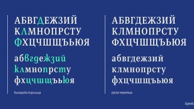 Стартира инициативата "Българската кирилица"