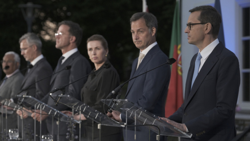 Лидери от НАТО обещаха подкрепа за Украйна