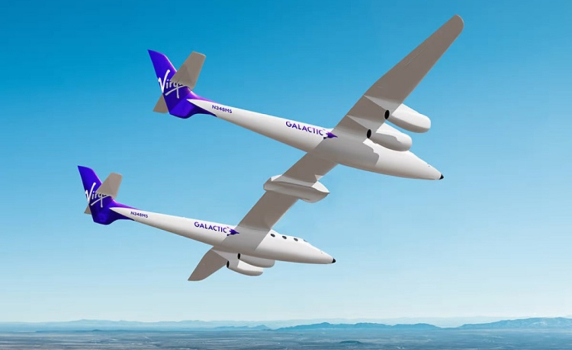 Virgin Galactic поръчва два нови самолета WhiteKnightTwo за изстрелване на SpaceShipTwo във въздуха