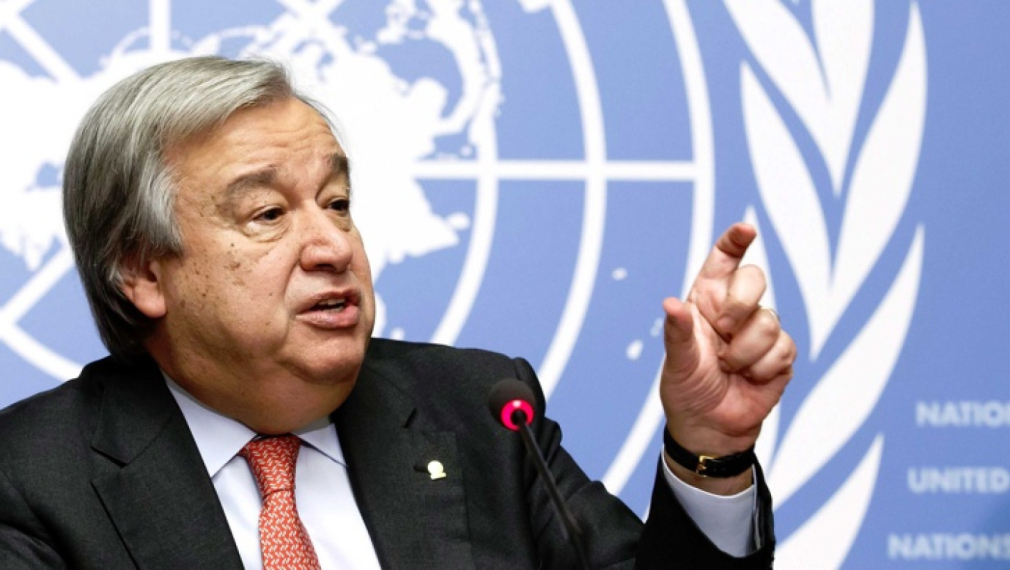 Генералният секретар на ООН Антониу Гутериш заяви, че ООН работи