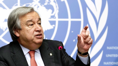 Генералният секретар на ООН Антониу Гутериш заяви че ООН работи