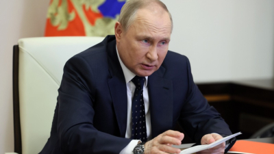 Доверието на хората в Русия към президента Владимир Путин в