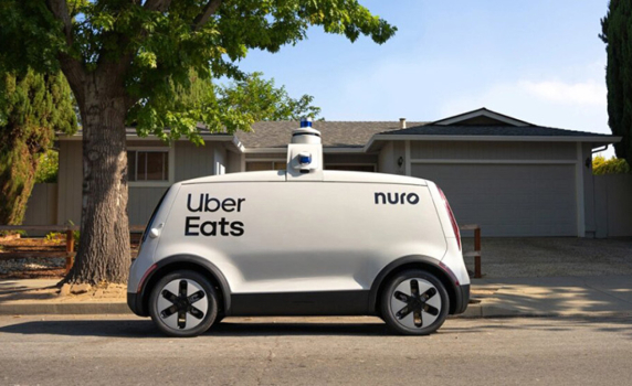 Uber Eats ще започне да доставя храна с роботизирани колички Nuro в Сан Франциско