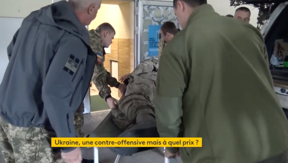 "France 2": Украинска контраофанзива с цената на много ранени