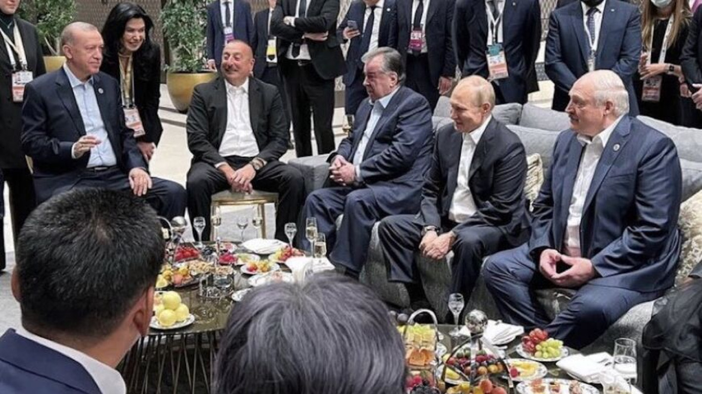 Путин на встрече ШОС