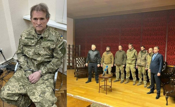 Украйна размени с Русия арестувания Медведчук за пленените в "Азовстал"