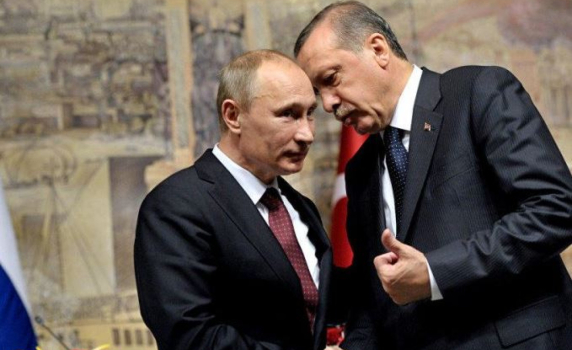 Ердоган се среща с Путин утре в Астана