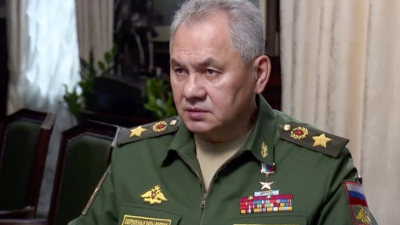 Руският министър на отбраната Сергей Шойгу разговаря днес по телефона