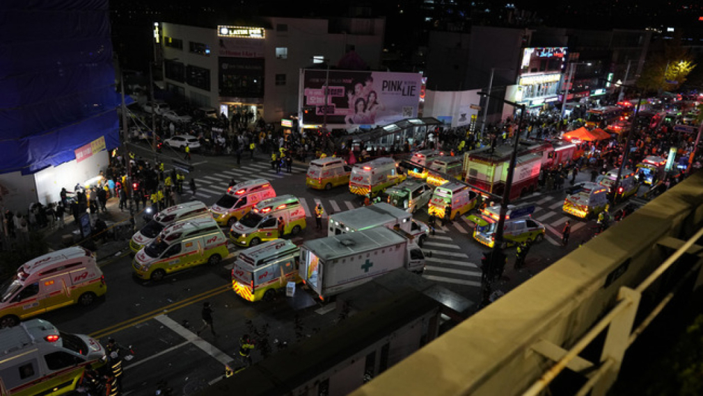 Над 150 загинали при блъсканица по време на празненство за Хелоуин в Сеул