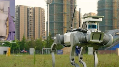 Следвайте Гласове в Китайската компания DeepRobotics научи своите най нови четириноги роботи