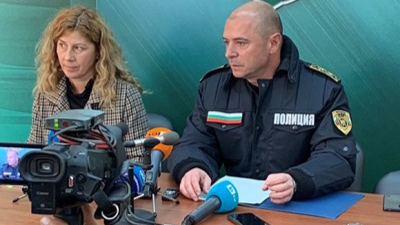 Районният прокурор на Бургас Мария Маркова и ст комисар Калоян