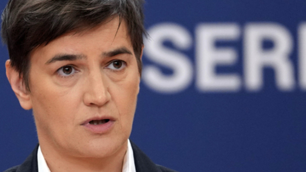 Следвайте Гласове в .Премиерът на Сърбия Ана Бърнабич заяви снощи