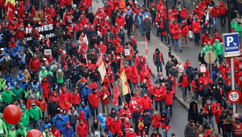 Над 15 000 души демонстрираха в столицата на Белгия -